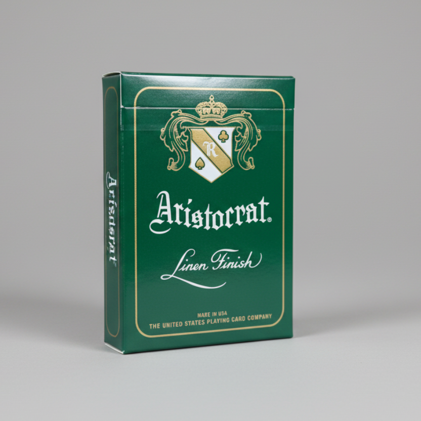 Aristocrat 727 Currency Green 110th Anniversary Playing Cards