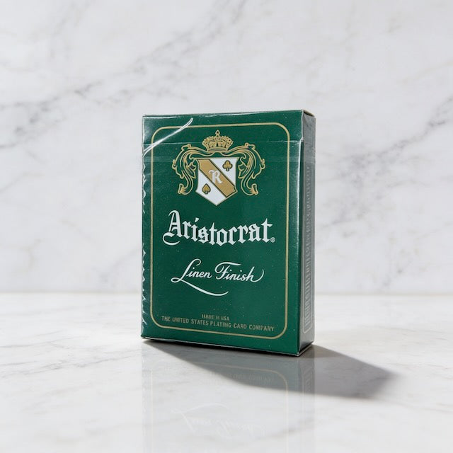 Aristocrat 727 Currency Green 110th Anniversary Playing Cards