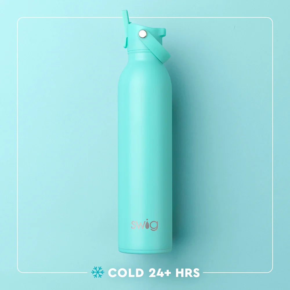 Glacier Stripe Flip + Sip Bottle 26oz