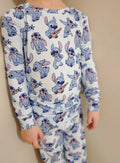 Blue Mischief (Ribbed): 2 Piece Set