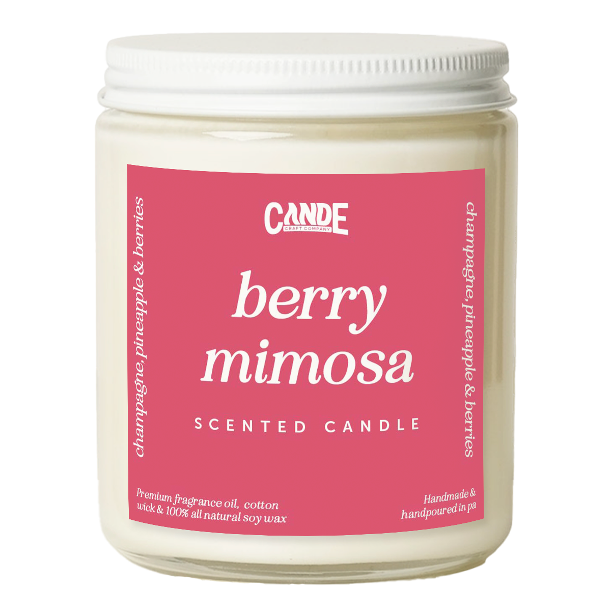 Berry Mimosa Scented Candle