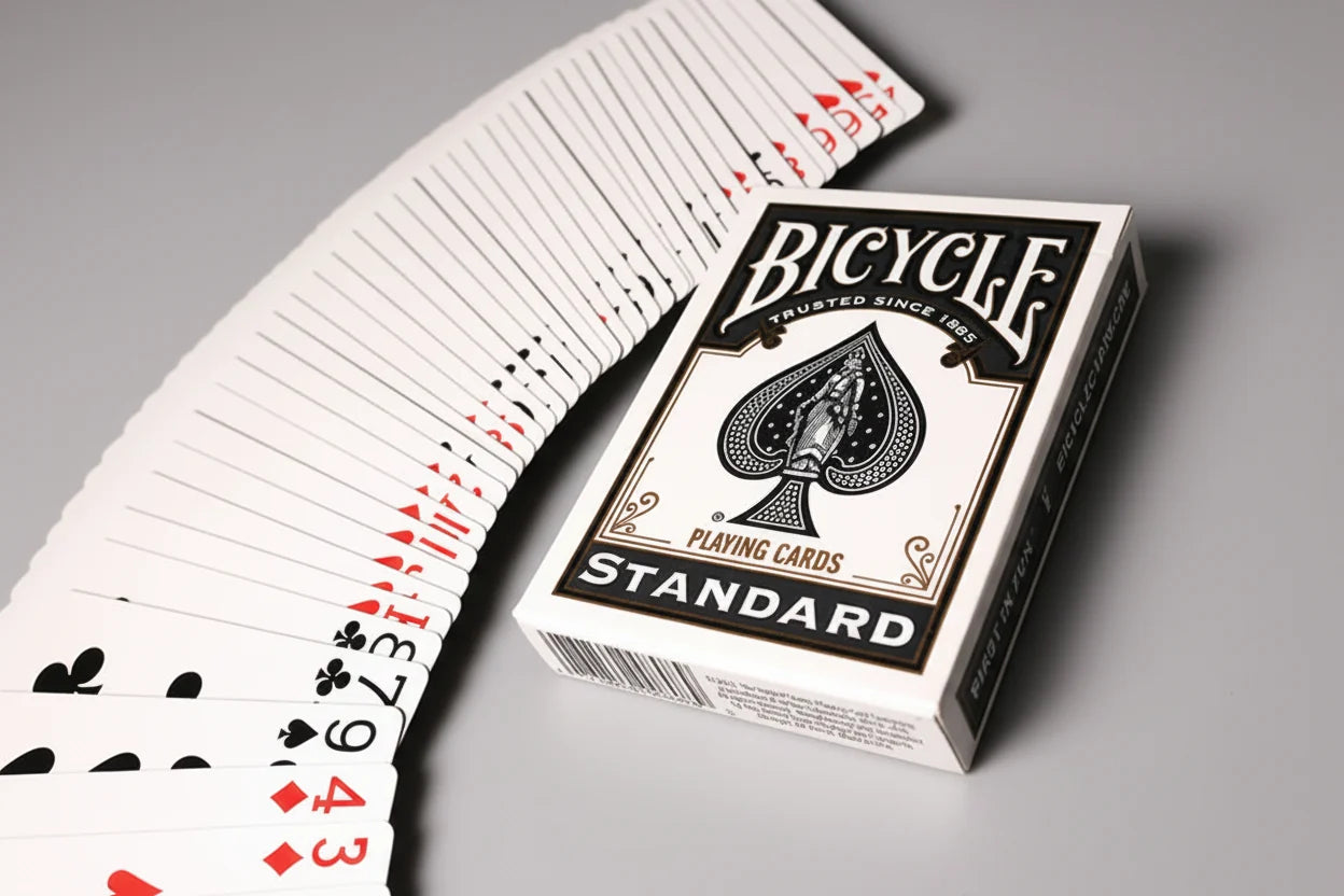 Bicycle Playing Cards – Rider Back Brick (12 Decks, Black)