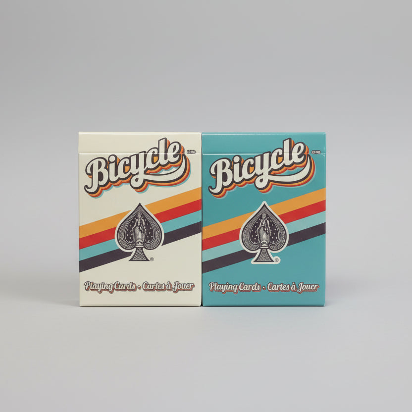 Bicycle 808 Vintage 1980s Playing Cards – Brown & Red Editions