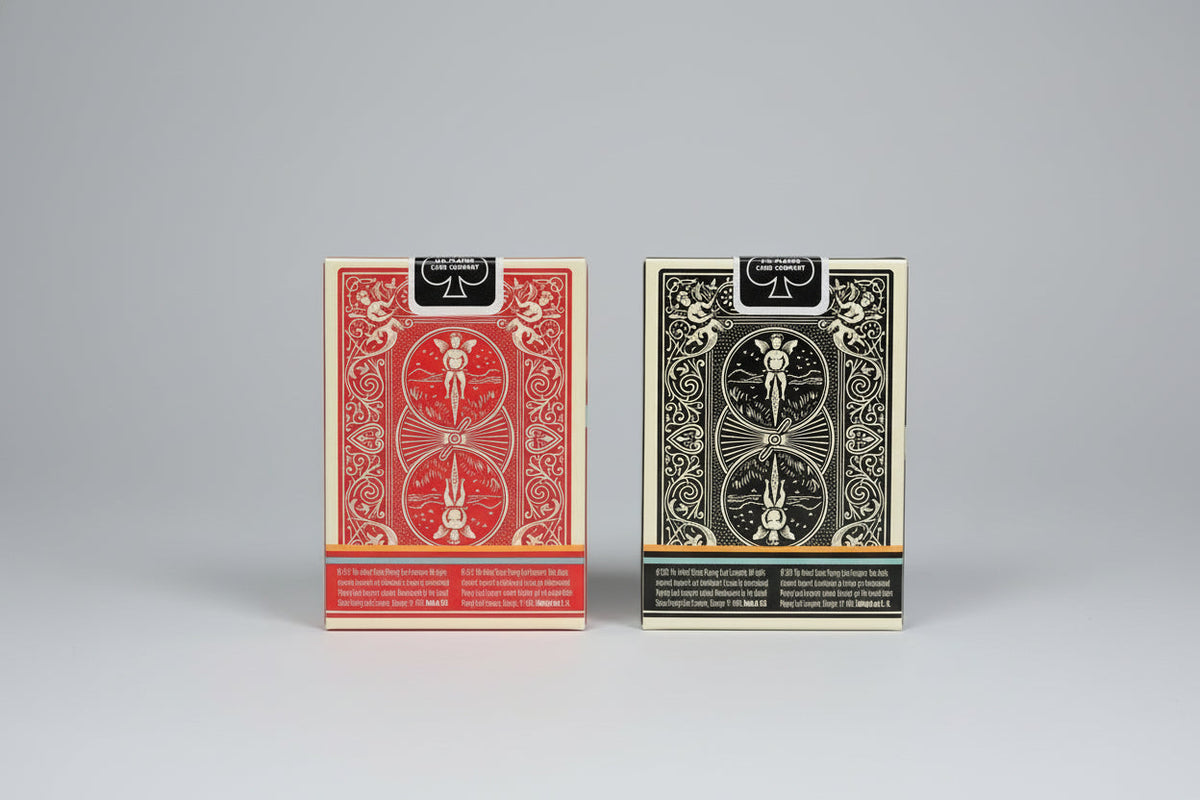 Bicycle 808 Vintage 1980s Playing Cards – Brown & Red Editions