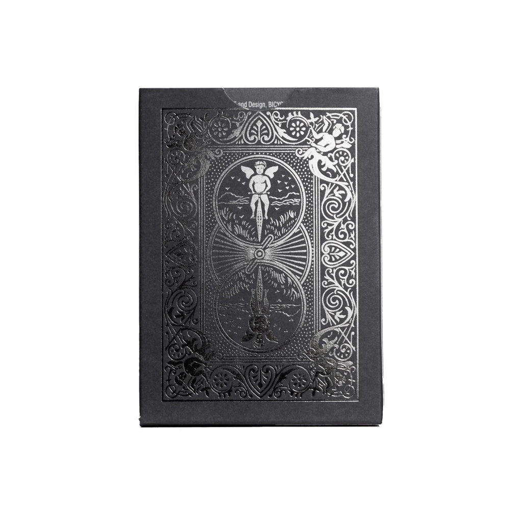 Bicycle Black and Silver Metalluxe Playing Cards – Premium Foil Edition