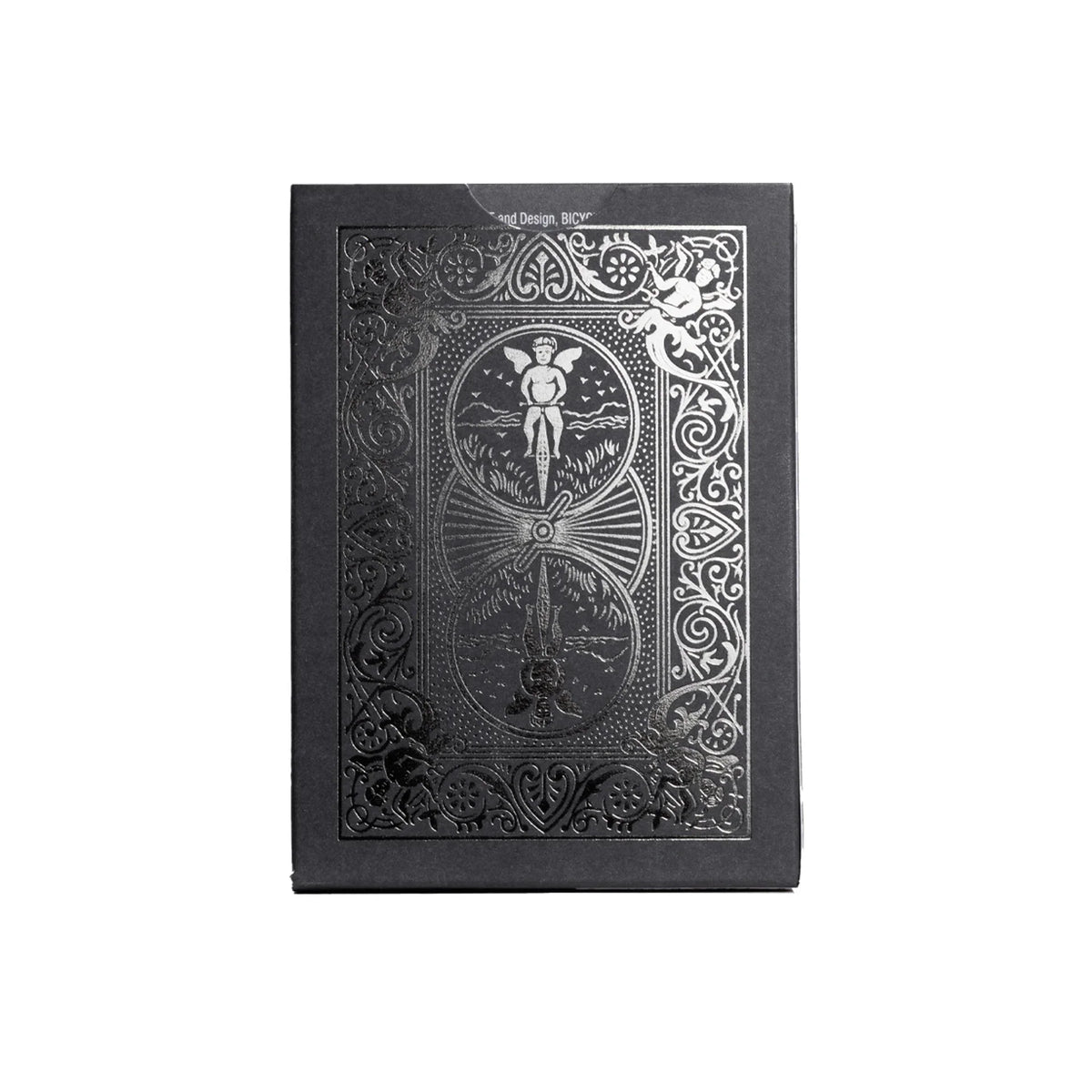 Bicycle Black and Silver Metalluxe Playing Cards – Premium Foil Edition