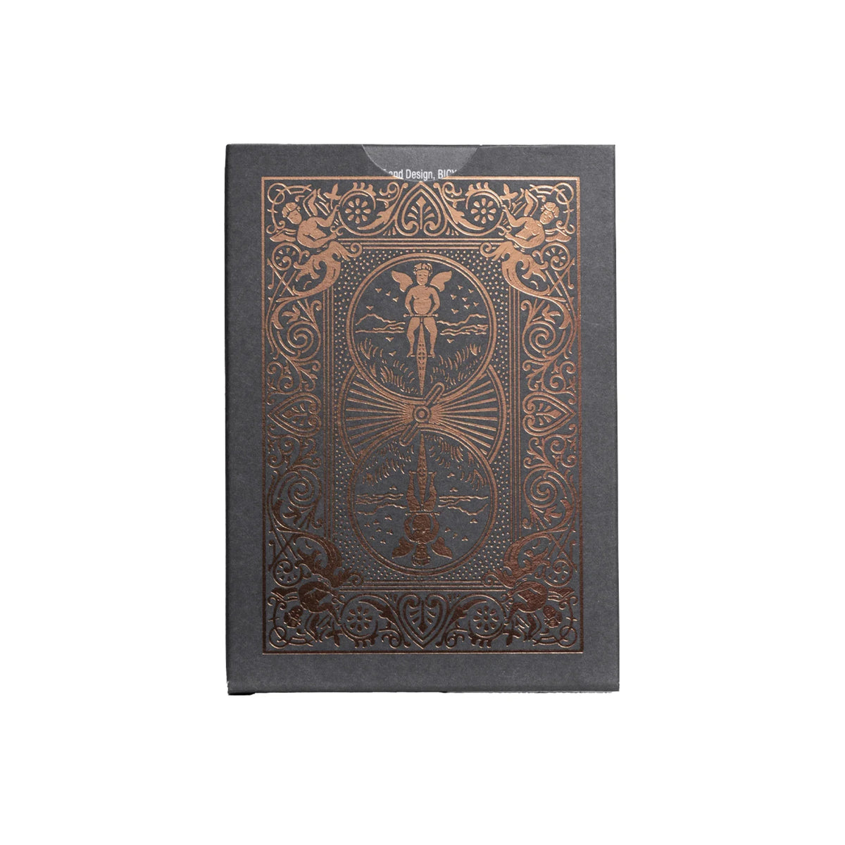 Bicycle Black and Rose Gold Metalluxe Playing Cards – Premium Foil Edition
