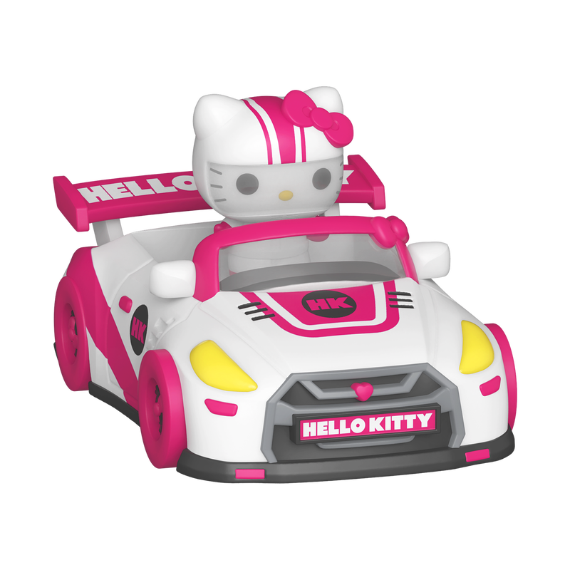 Bitty Pop! Rides Hello Kitty in Racecar
