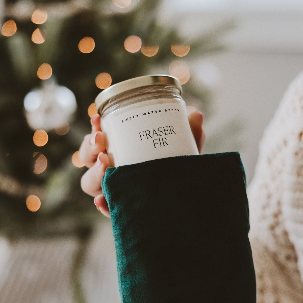 Fraser Fir Soy Candle - Clear Jar - 9 oz