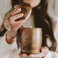 Holiday Soy Candle - Antique Gold Bell Jar - 13.5 oz