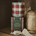 Happy Holidays Soy Candle - Boxed Tinted Glass Jar - 12 oz (Christmas)