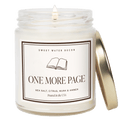 One More Page Soy Candle - Clear Jar - 9 oz
