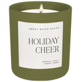 Holiday Cheer Soy Candle - Olive Matte Jar - 15 oz (Christmas Tree)