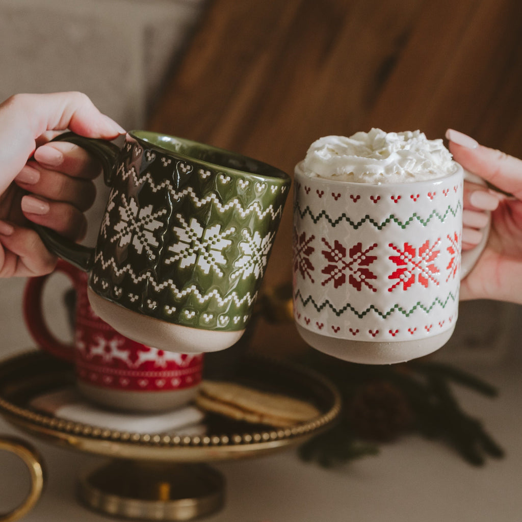 Fair Isle Sweater 14 oz Stoneware Coffee Mug