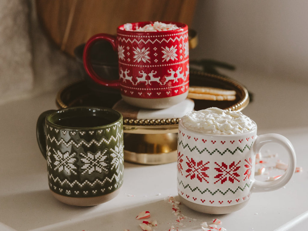 Fair Isle Sweater 14 oz Stoneware Coffee Mug