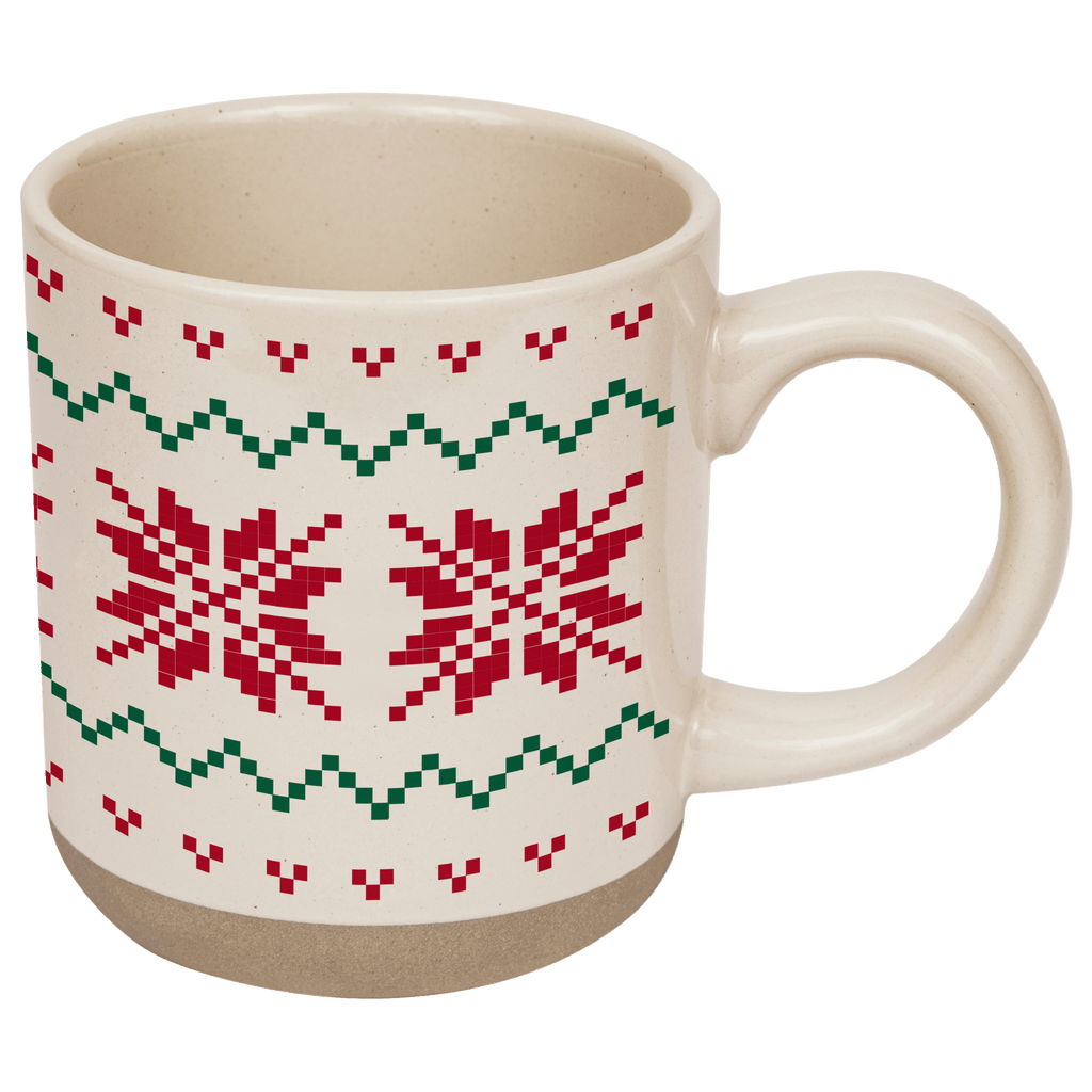 Fair Isle Sweater 14 oz Stoneware Coffee Mug