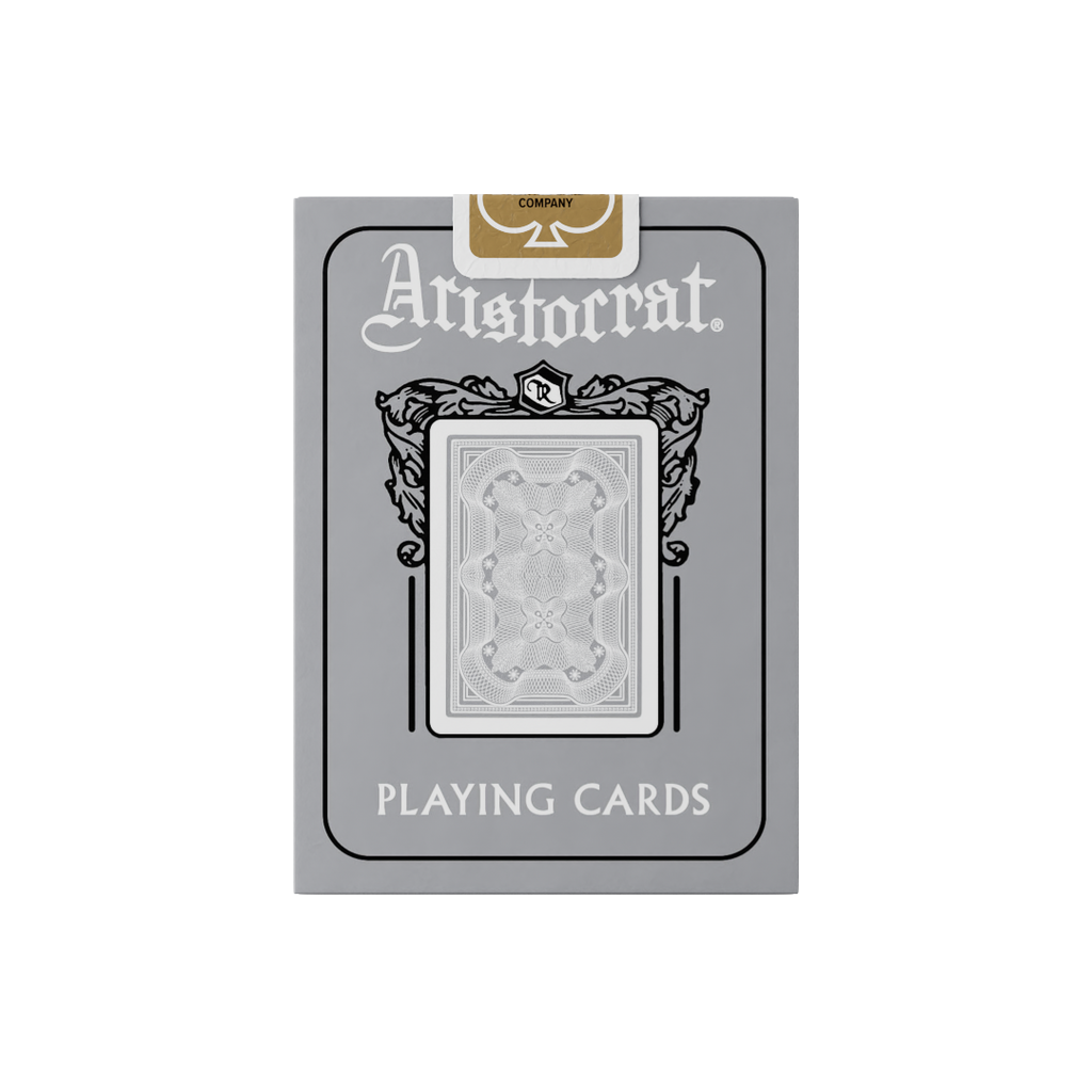 Aristocrat 727 Silver 110th Anniversary Playing Cards