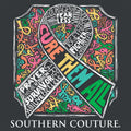 Cure Them All on Dark Heather Southern Couture Classic Long Sleeve Tee