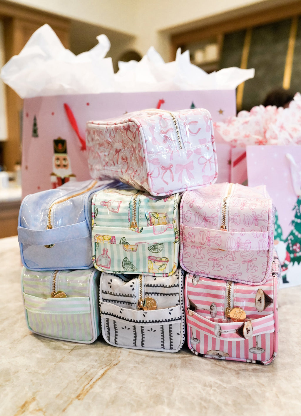Clear Coat Toiletry Dopp Kit