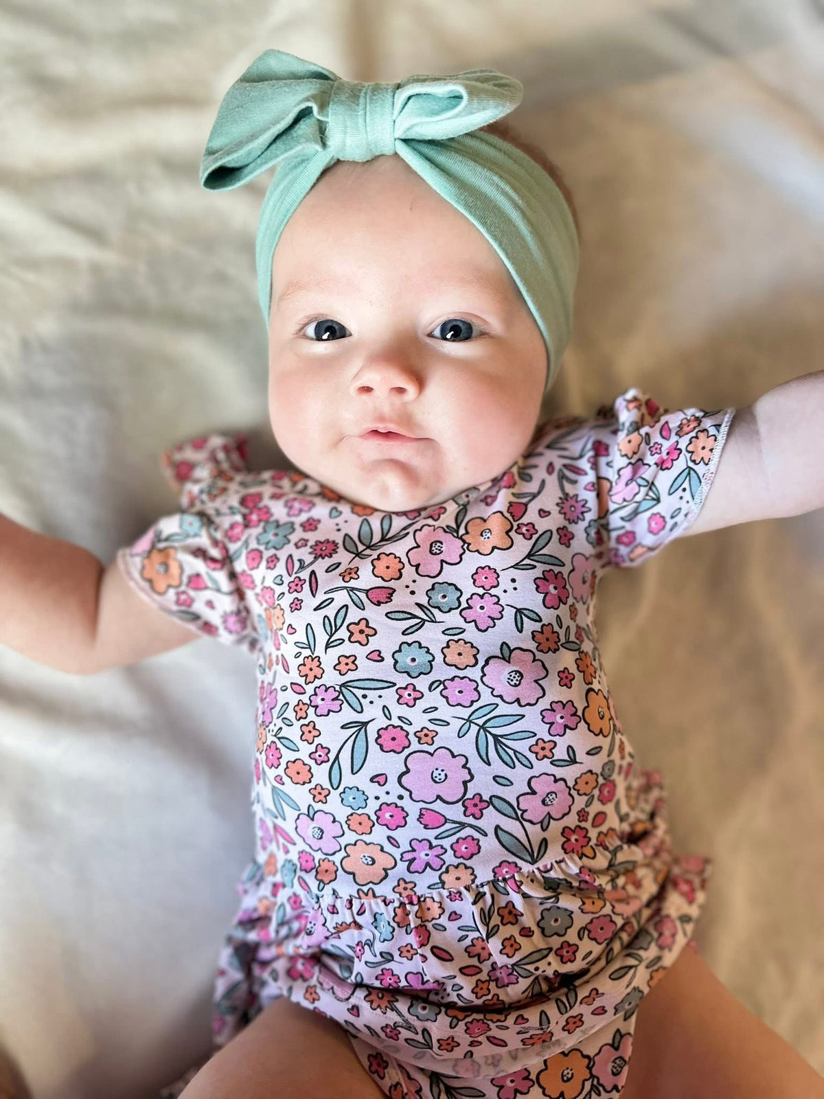 Blossom Bestie: Bodysuit Twirl Dress