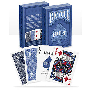 Bicycle Euchre Playing Cards – Blue Dual-Deck Set