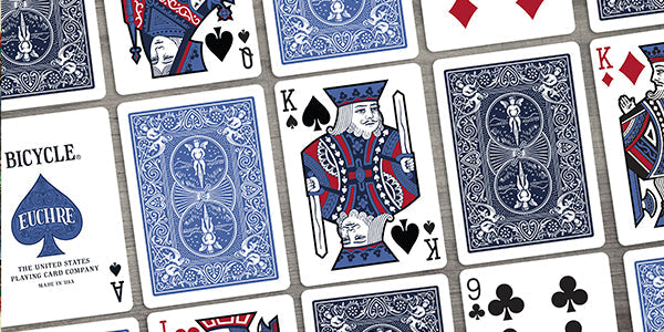 Bicycle Euchre Playing Cards – Blue Dual-Deck Set