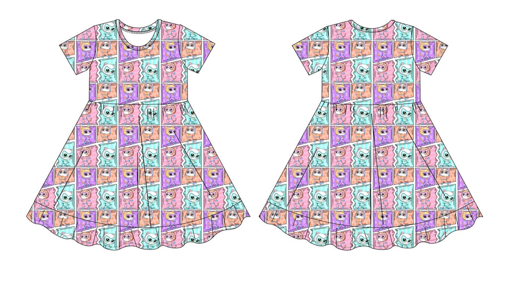 Purr-fect Heroes: Ruffle Dress