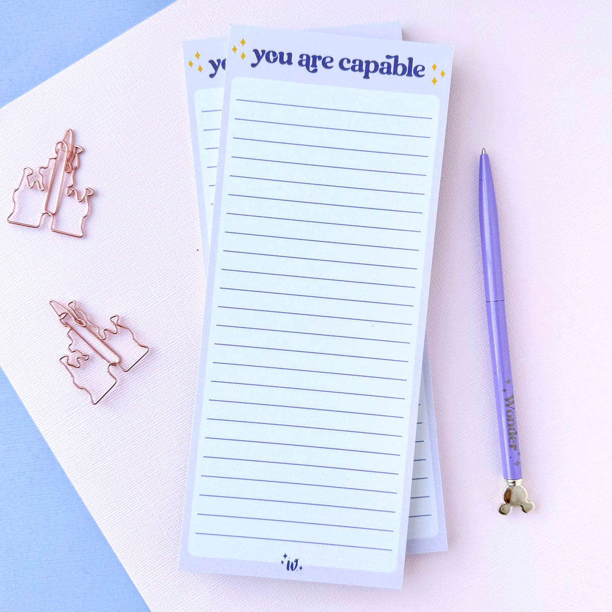 You Are Capable List Notepad
