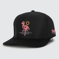 Waggle Original Snapback Hat - Flamingo Bay