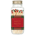 Holiday Red, Green, White Tip Safety Matches - 60 Count, 3.75"