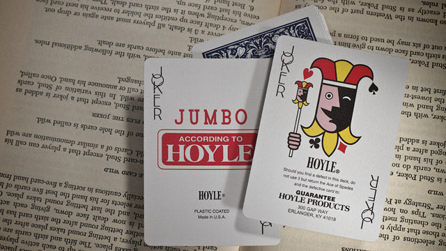Hoyle® Playing Cards – Shell Back Design - Jumbo Index - Red & Blue Poker Cards