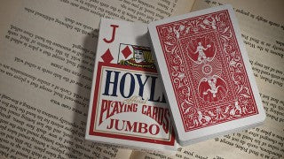 Hoyle® Playing Cards – Shell Back Design - Jumbo Index - Red & Blue Poker Cards