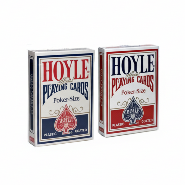 Hoyle® Playing Cards – Shell Back Design - Red & Blue Poker Cards