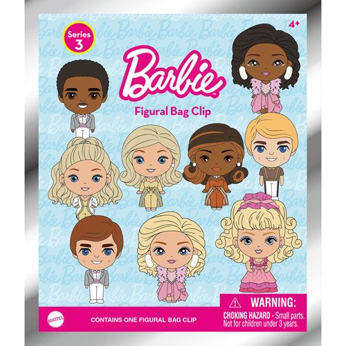 Barbie 3D Foam Bag Clip Series 3 - One Mystery Figure