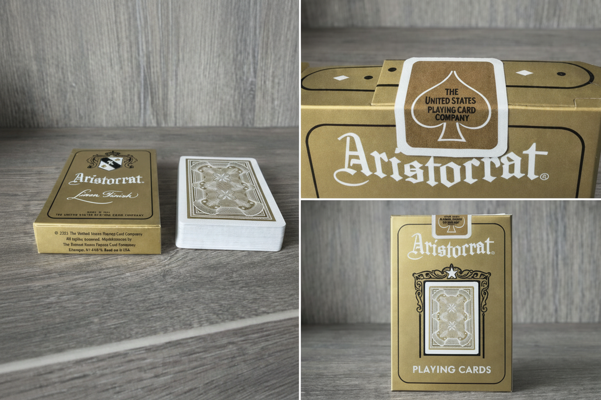 Aristocrat 727 Gold 110th Anniversary Playing Cards