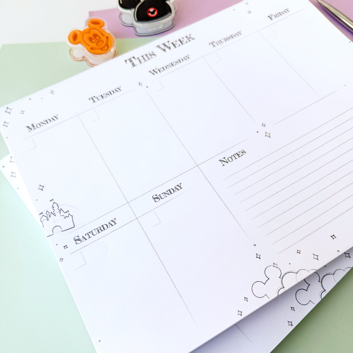 Sketch Undated *Weekly* Planner Notepad