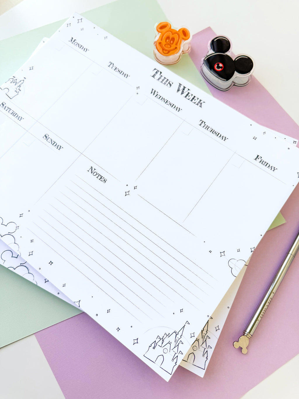 Sketch Undated *Weekly* Planner Notepad