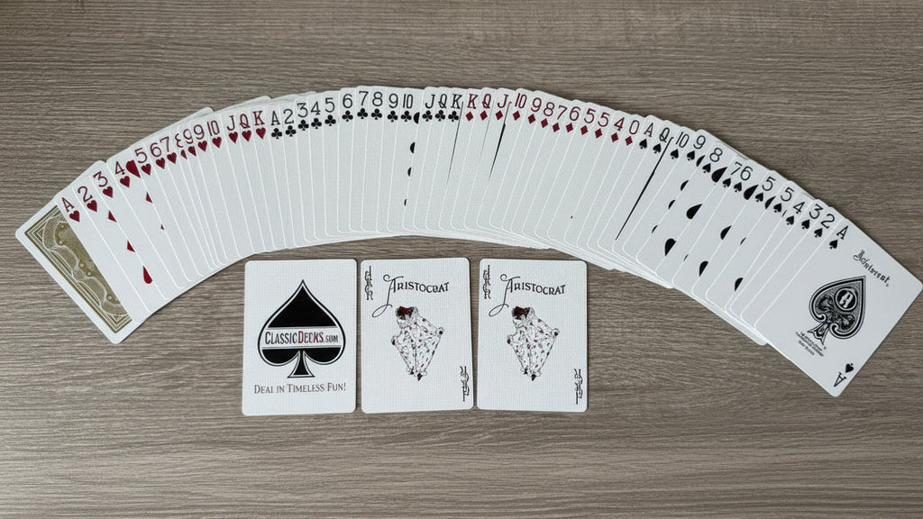 Aristocrat 727 Gold 110th Anniversary Playing Cards