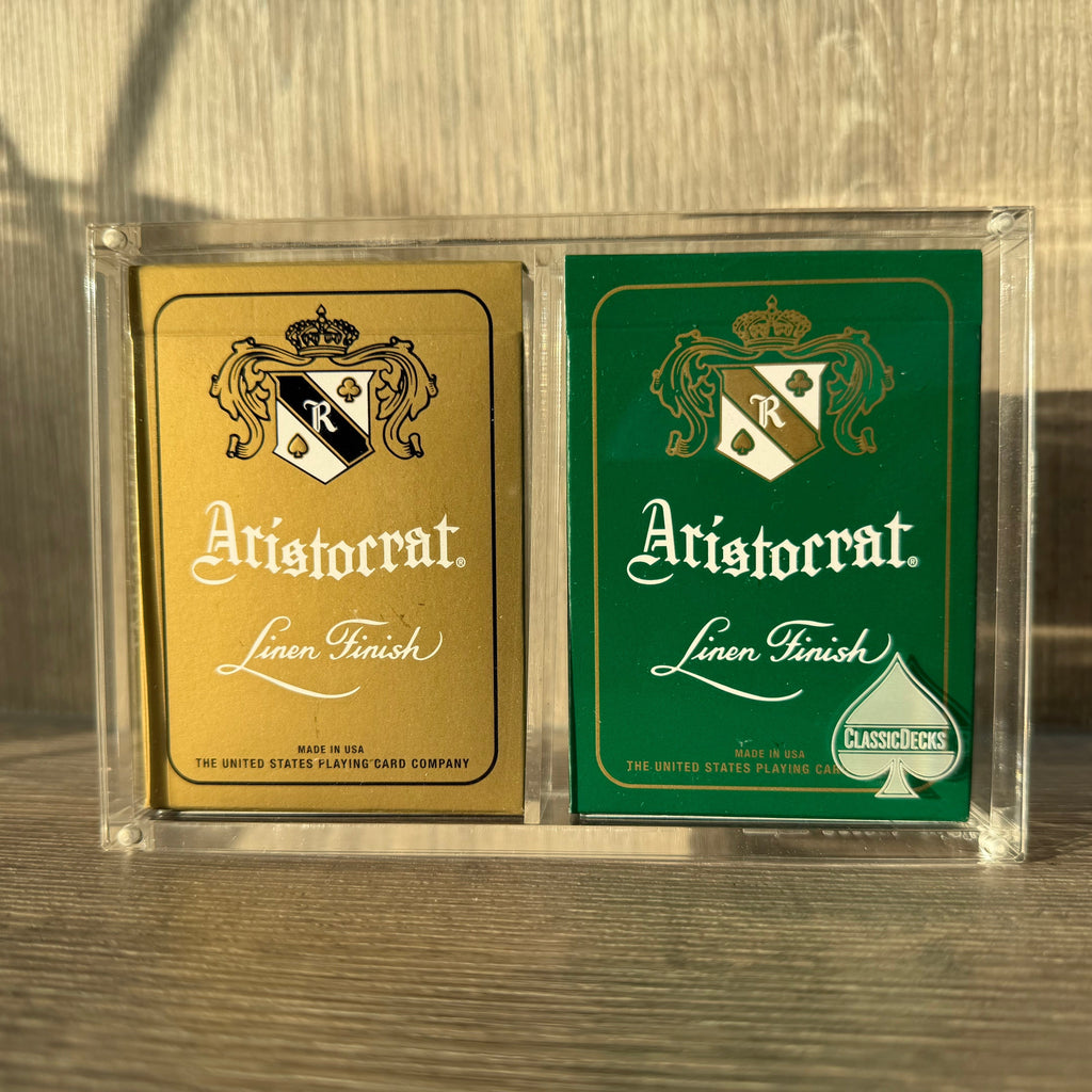 Aristocrat 727 Currency Green 110th Anniversary Playing Cards