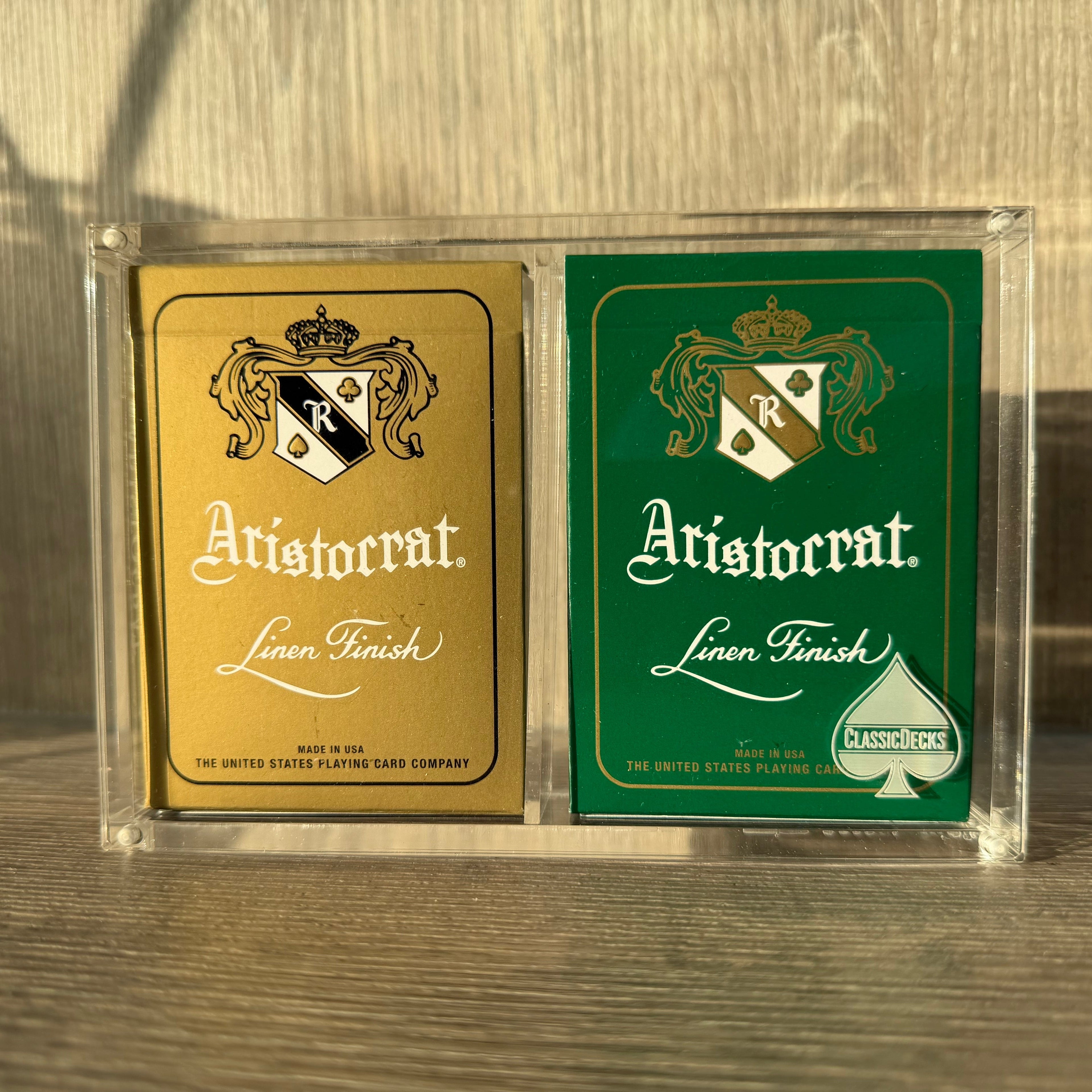 Aristocrat 727 Gold 110th Anniversary Playing Cards