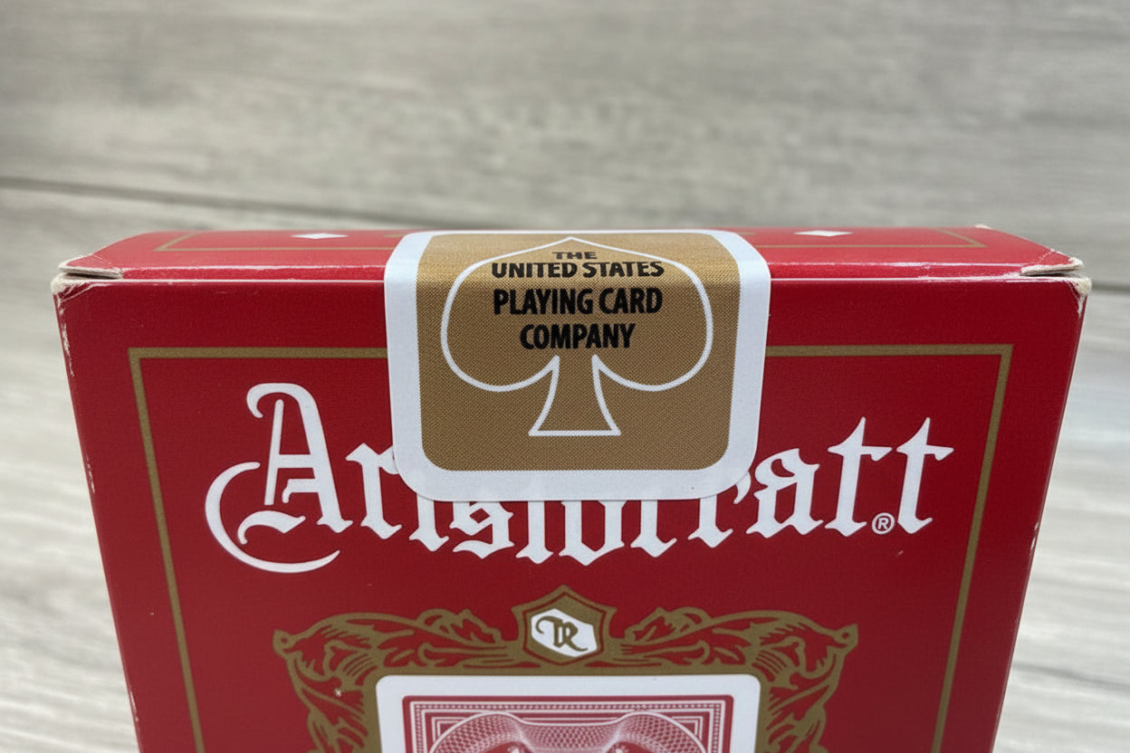 Aristocrat 727 Crimson 110th Anniversary Playing Cards