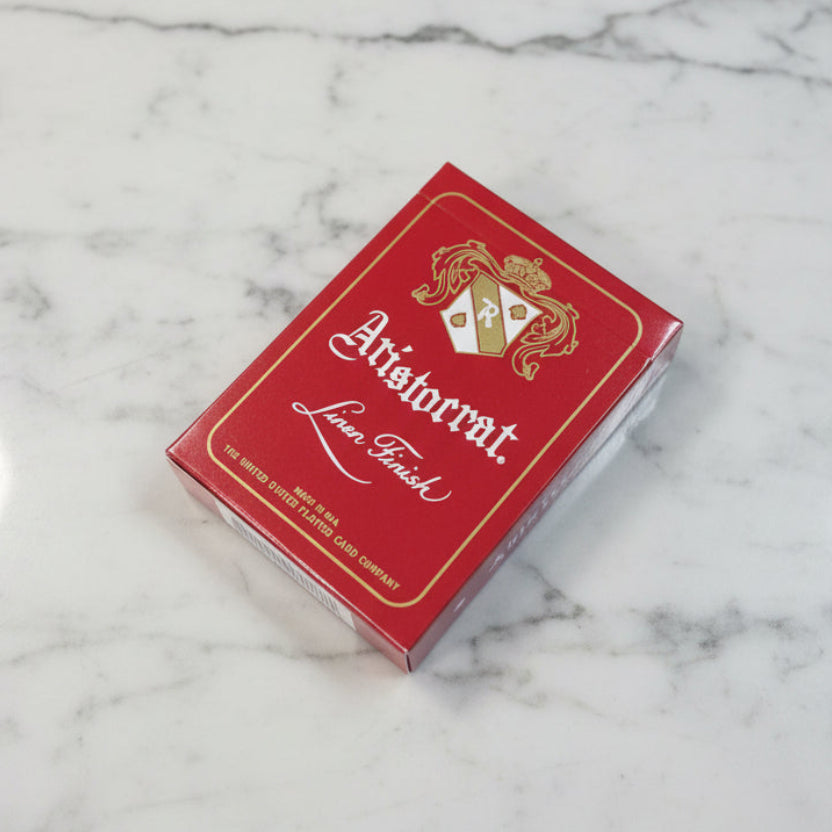 Aristocrat 727 Crimson 110th Anniversary Playing Cards