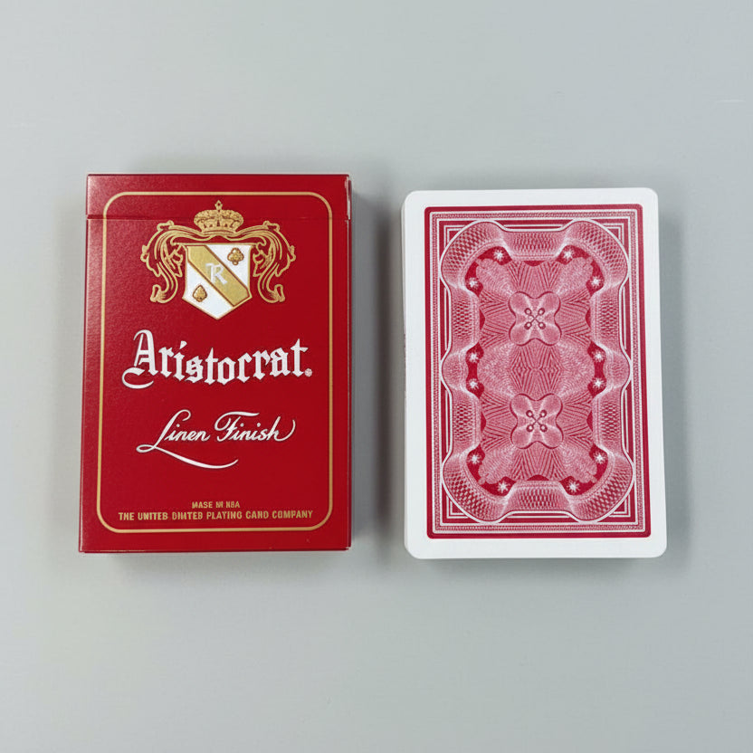 Aristocrat 727 Crimson 110th Anniversary Playing Cards
