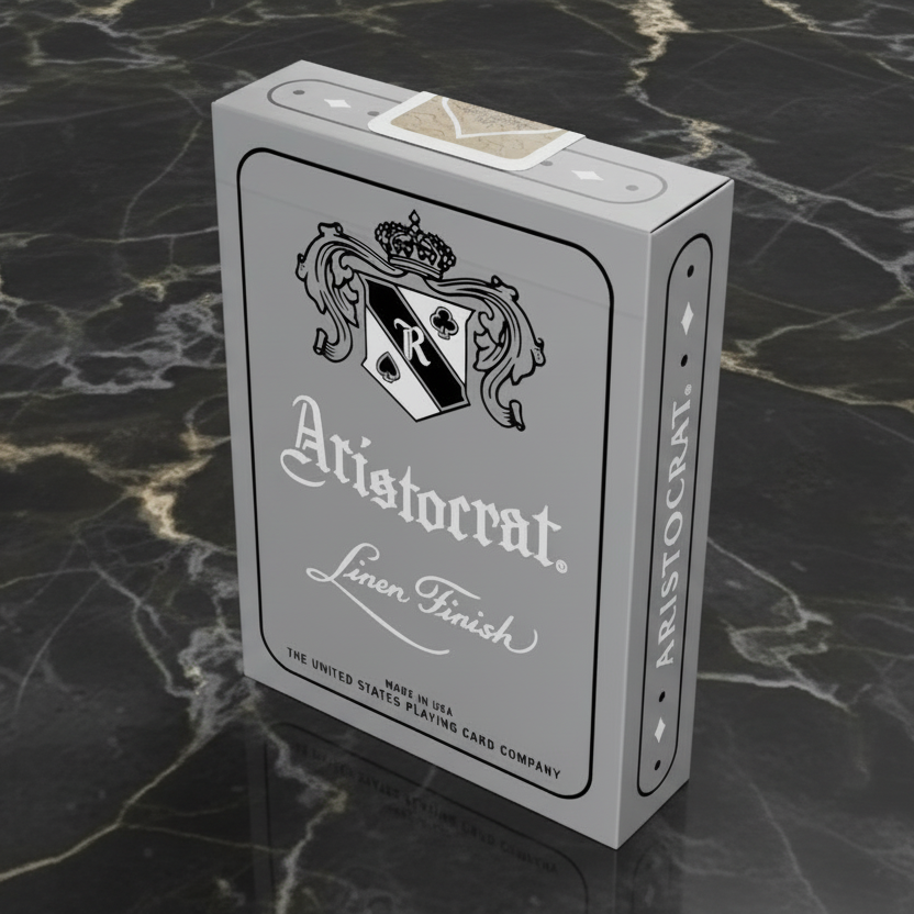 Aristocrat 727 Silver 110th Anniversary Playing Cards
