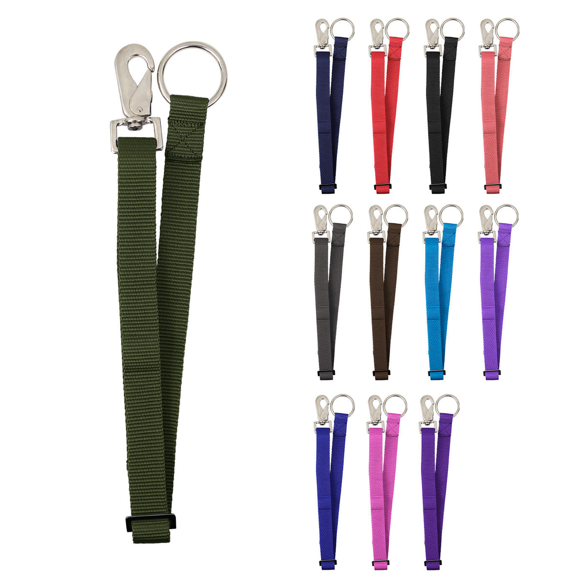 Derby Originals Heavy Duty Adjustable 30” Nylon Hanging Bucket Straps for Water and Feed Buckets - Available in 12 Colors