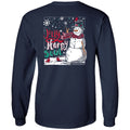 Jolly Happy Soul on Navy Southern Couture Long Sleeve Tee