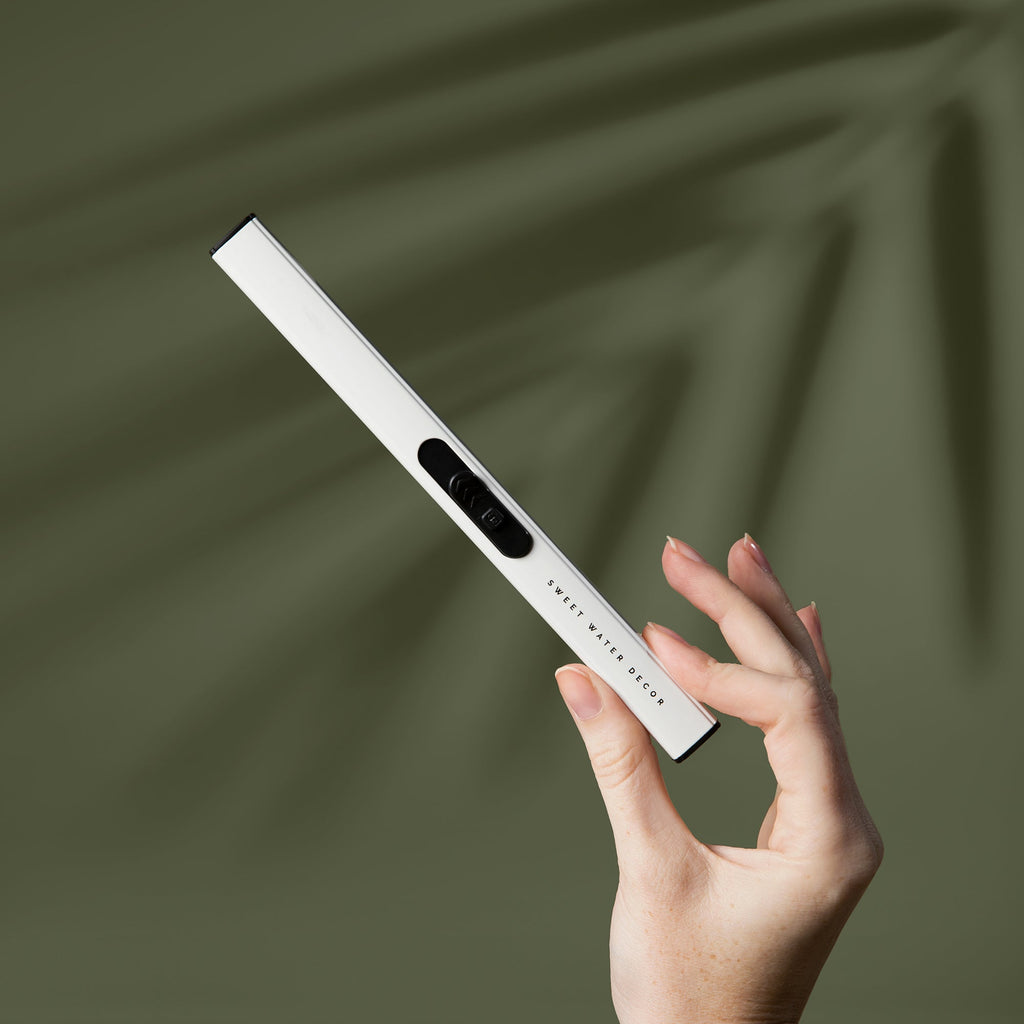 White Electric Lighter