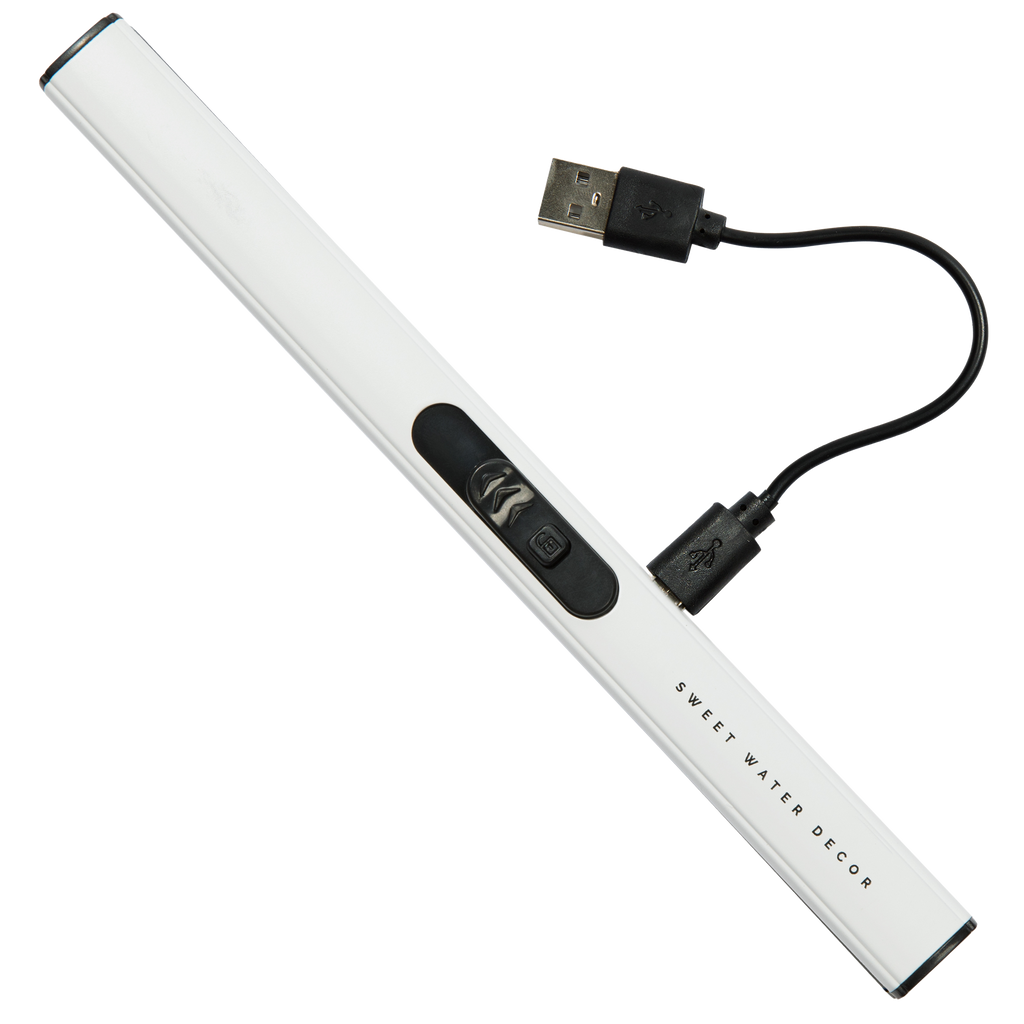 White Electric Lighter