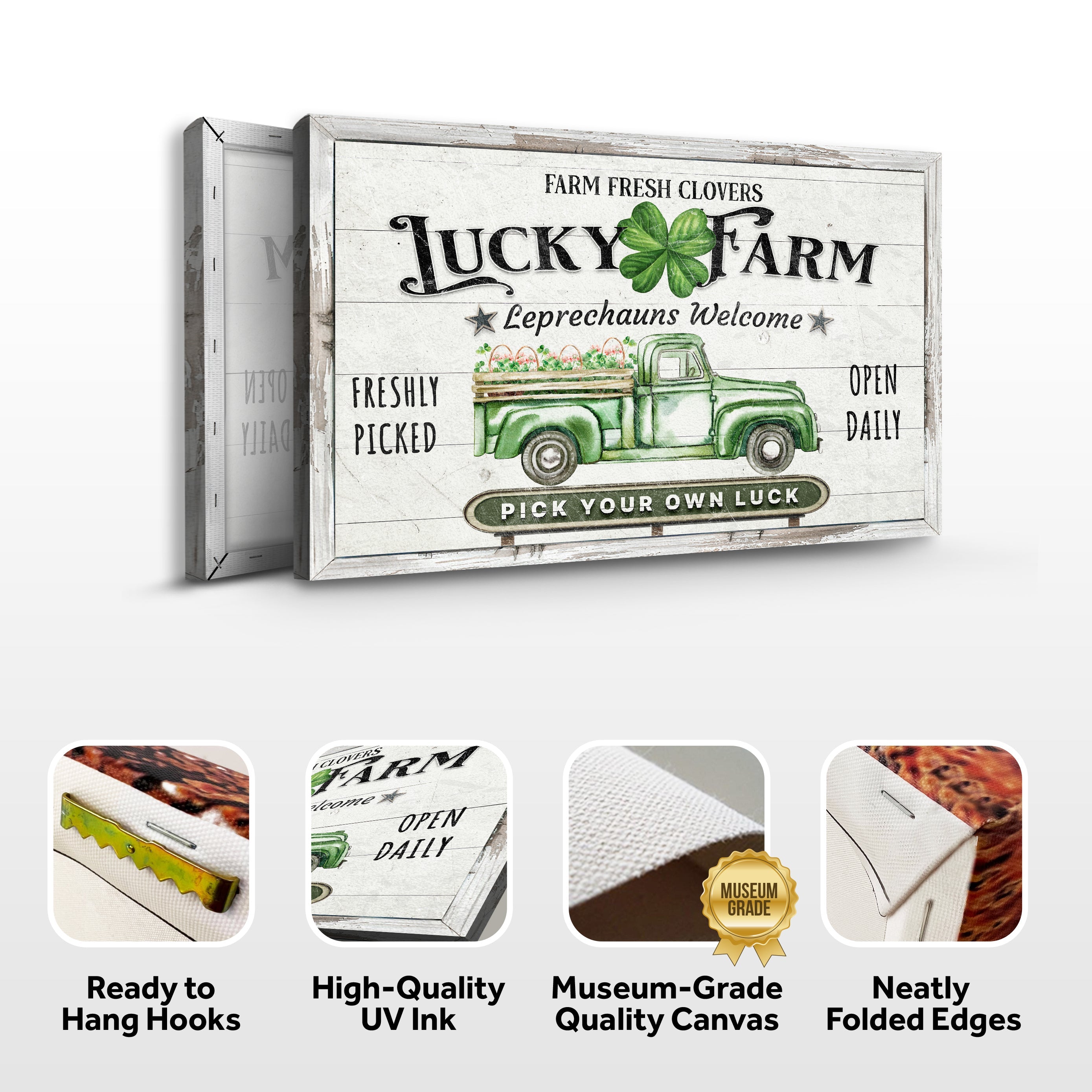 Lucky Farm St. Patrick's Day Sign