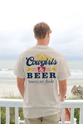 COWGIRLS and BEER - WISP - Men's Short Sleeve Tee - #SIMPLYSOUTHERN